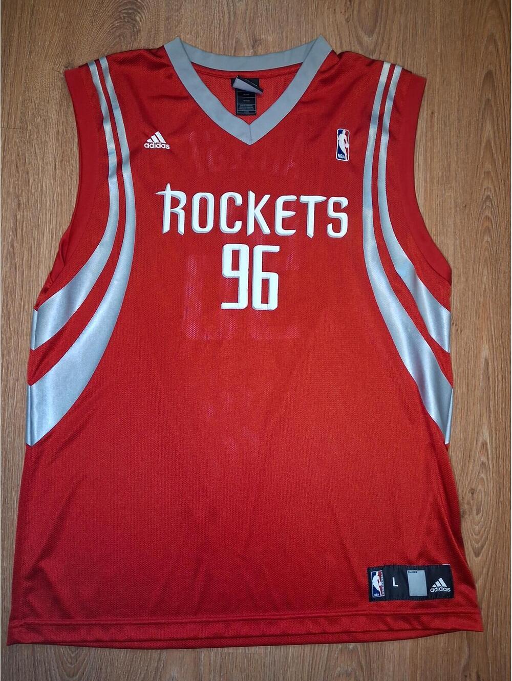 Ron Artest Adidas NBA Houston Rockets Jersey Large Red